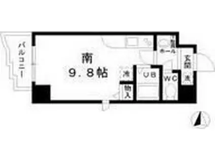 サン・アペックス名駅(ワンルーム/7階)の間取り写真