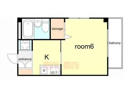 メゾン・ド・須磨寺(1K/3階)の間取り写真