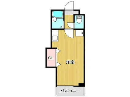 イースクエア一の宮(ワンルーム/7階)の間取り写真