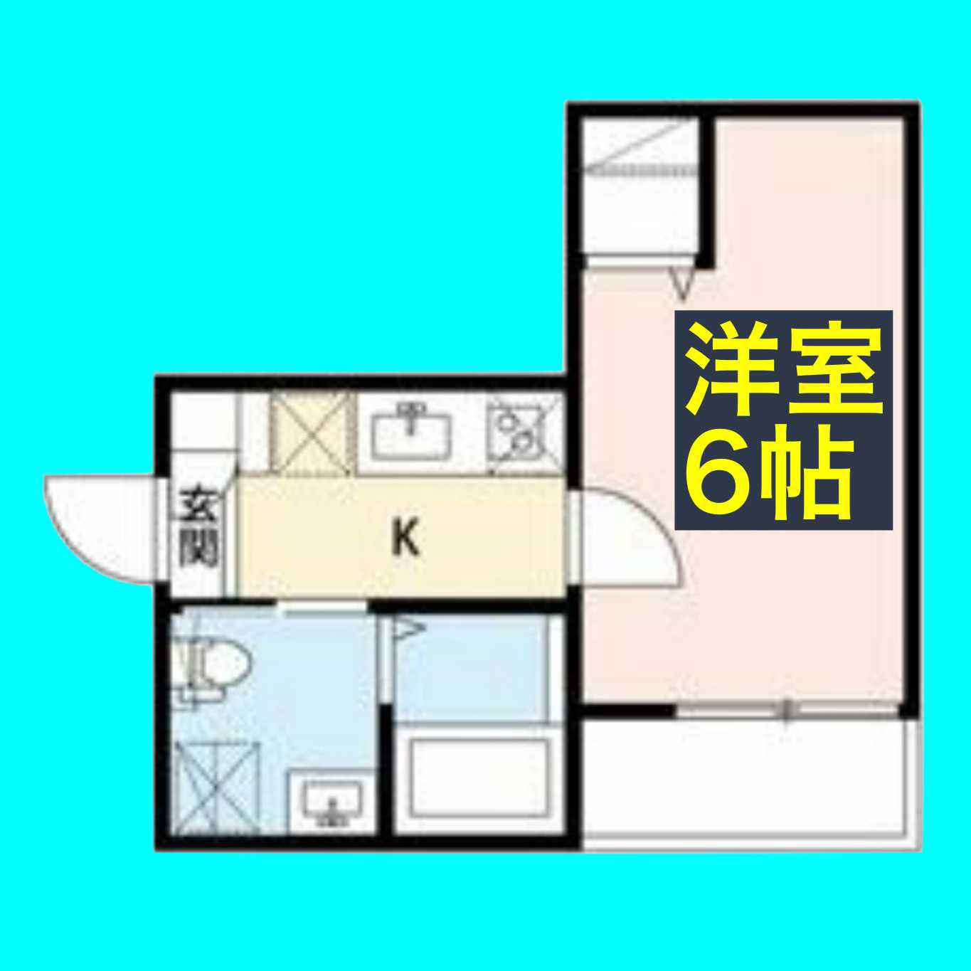 CRASTINE烏森町8丁目クラスティーネカ(1K/2階)の間取り写真