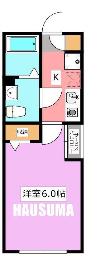 リタ王子神谷(1K/5階)の間取り写真