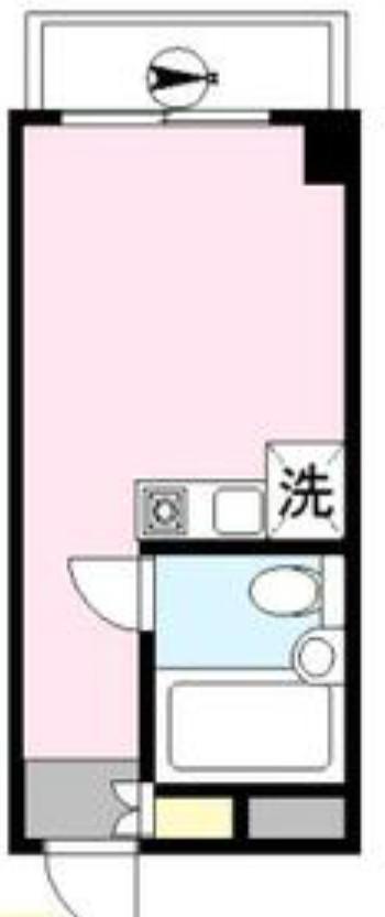 スカイコート大森山王(ワンルーム/4階)の間取り写真
