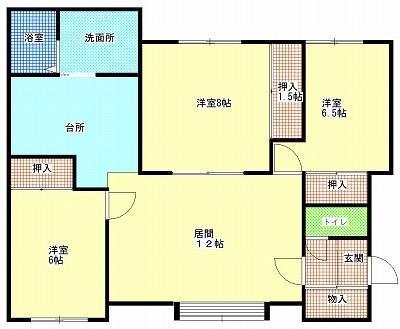 アドニスβ(3LDK/2階)の間取り写真