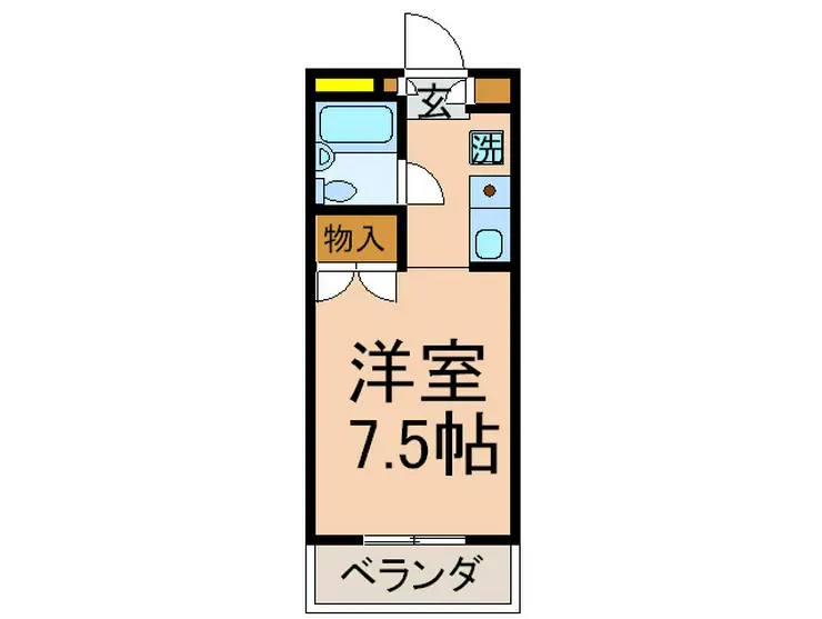 大森南マンション 4階階 間取り