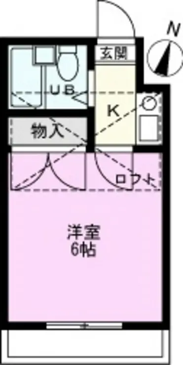 セントラル荻島 1階階 間取り