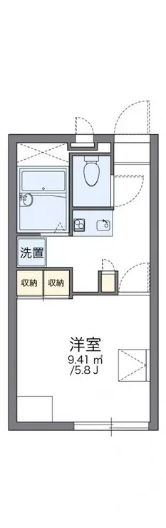 レオパレスホーステイル 1階階 間取り