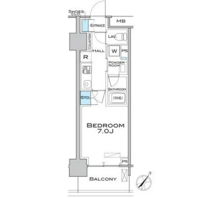 MFPRコート武蔵小山 9階階 間取り