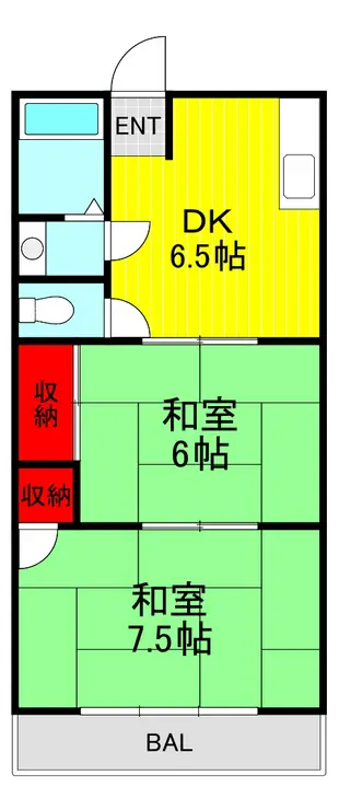 第2池田マンション 3階階 間取り
