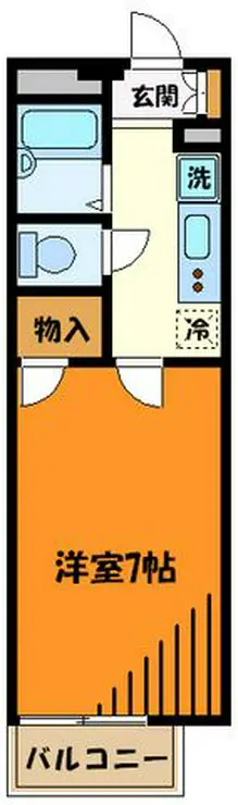 レオパレスゴリオン 2階階 間取り