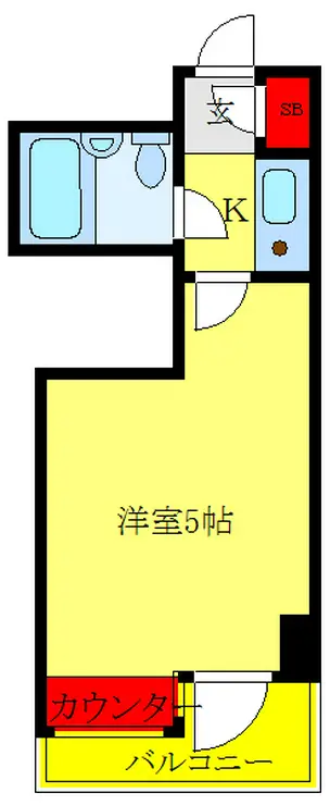 常盤台ダイカンプラザシティ 4階階 間取り