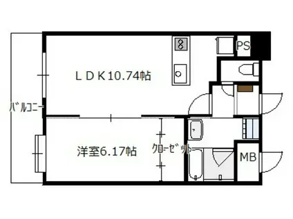AD・GRAYSIII(1LDK/4階)の間取り写真