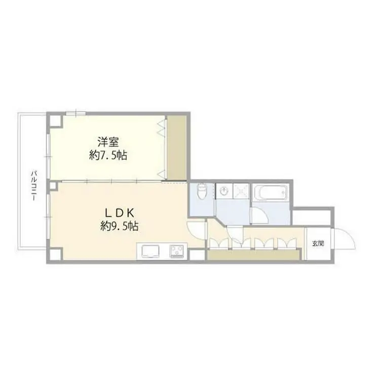セントラル経堂 8階階 間取り