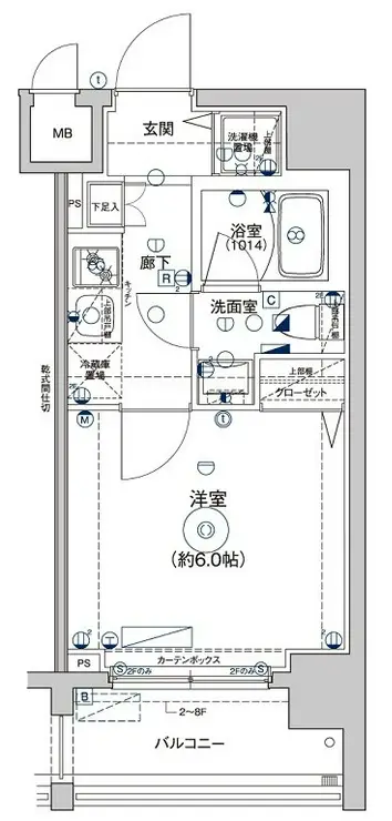 Le’a横濱コアフォート 3階階 間取り