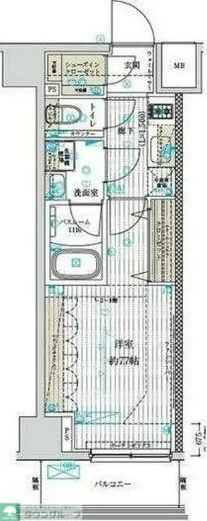 フュージョナル北綾瀬 3階階 間取り
