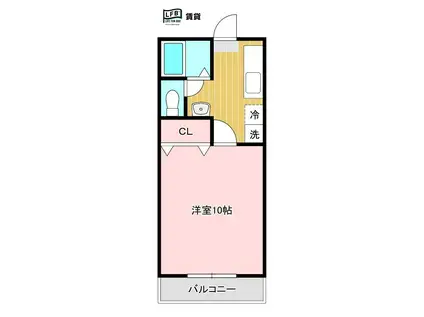 オープンロード(1K/3階)の間取り写真