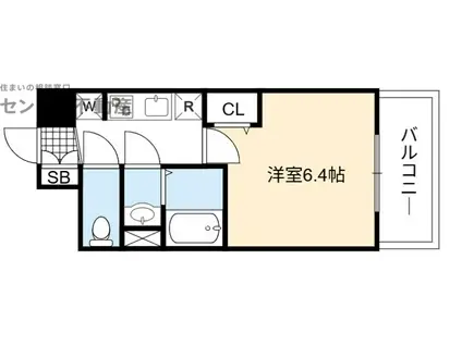 N`Sマンション都島(1K/8階)の間取り写真