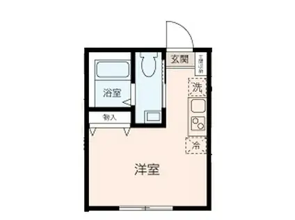 KANAZAWA FLOORS(ワンルーム/1階)の間取り写真