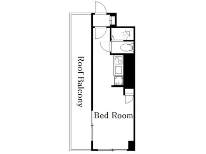 早稲田永谷マンション(ワンルーム/4階)の間取り写真