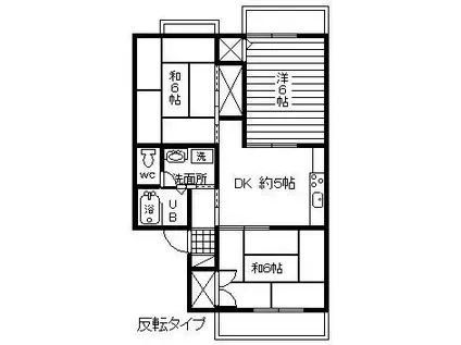 ガーデンパレス宮下(3DK/1階)の間取り写真
