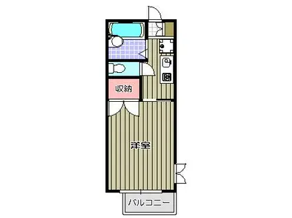 AKARI(1LDK/2階)の間取り写真