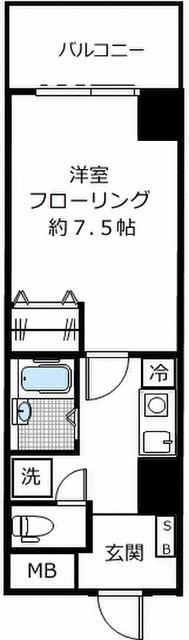 SK.CHARME(1K/2階)の間取り写真