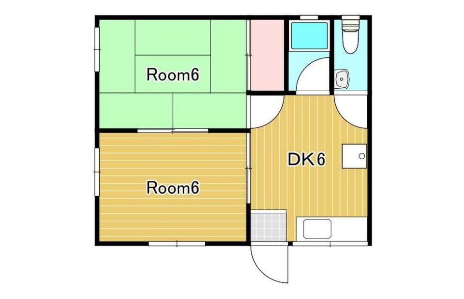 栄太郎マンション(2DK/3階)の間取り写真