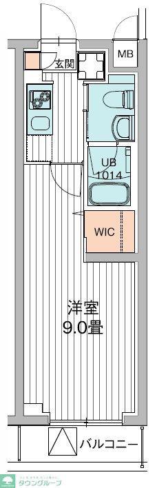 レオーネ板橋本町II(1K/3階)の間取り写真