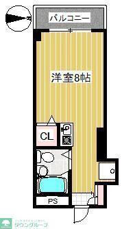 セリンライフ1番館(ワンルーム/1階)の間取り写真