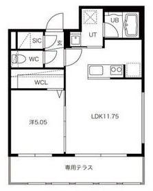 CASA CORDIALE(1LDK/1階)の間取り写真