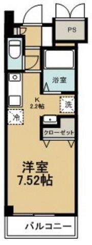 PRIMROSE・M壱番館(ワンルーム/1階)の間取り写真