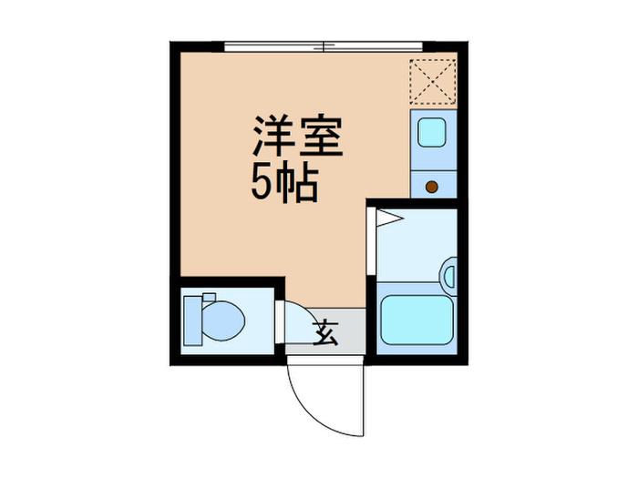 アーバンプレイス中井II C棟(ワンルーム/1階)の間取り写真