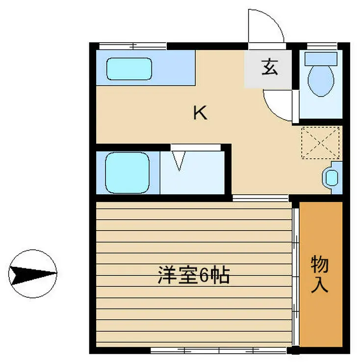 第1コーポ石井 2階階 間取り
