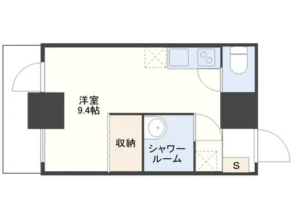 デ・クメール中川(ワンルーム/2階)の間取り写真