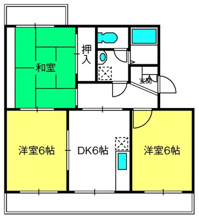 エスペランサふじみ野 4階階 間取り