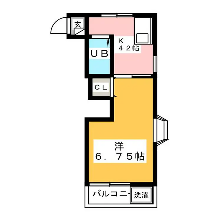 サンゼル田柄3 1階階 間取り