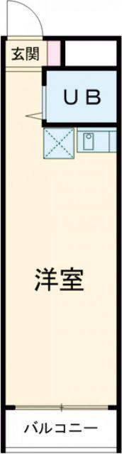 コート今里I(ワンルーム/7階)の間取り写真