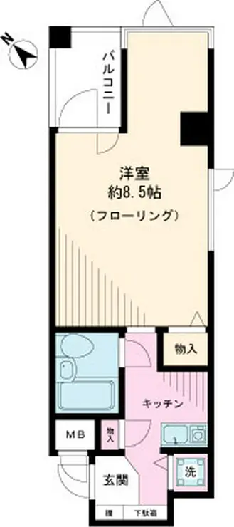 日興ロイヤルパレス白山 3階階 間取り