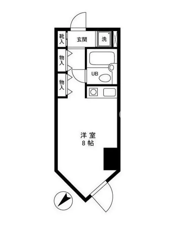 朝日プラザ東池袋 1階階 間取り