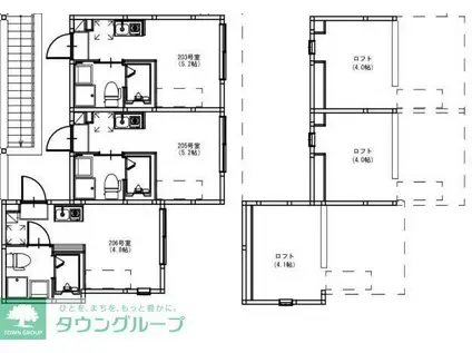 メゾン堀切菖蒲園(ワンルーム/2階)の間取り写真