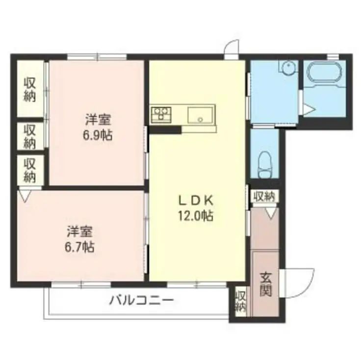 ヴィラ彩風 1階階 間取り