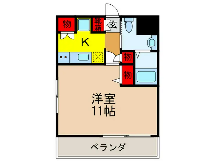 KDXレジデンス小豆沢 3階階 間取り