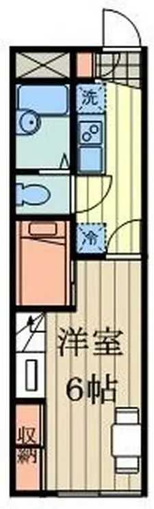 レオパレス緑町 2階階 間取り