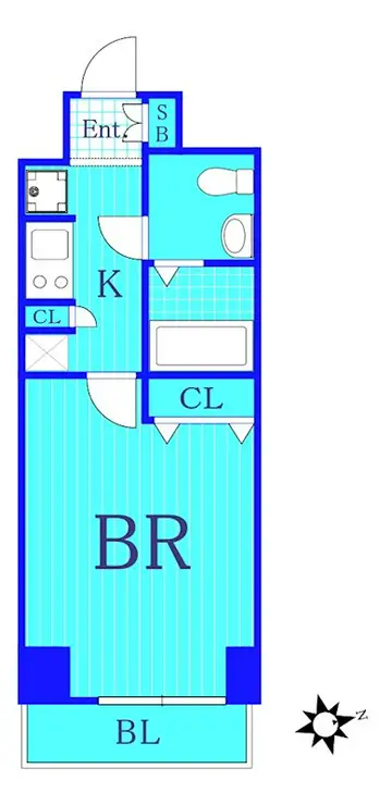 カッシアカワサキレジデンス 4階階 間取り