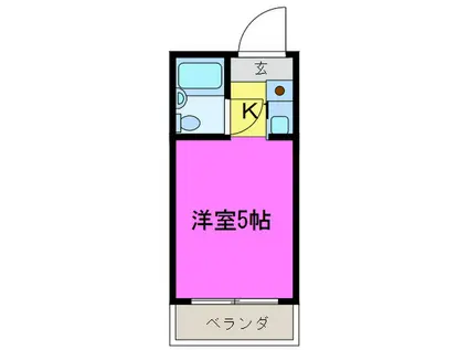 レガーレ大正(1K/3階)の間取り写真