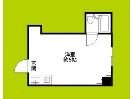 COCOメゾン西田辺(ワンルーム/3階)の間取り写真