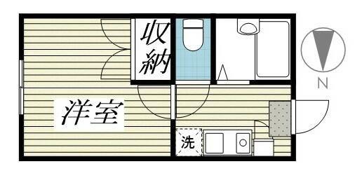 クリアI(1K/3階)の間取り写真