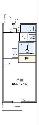 レオパレス三田(1K/2階)の間取り写真