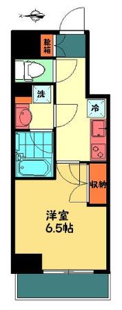 MALULANI南青山(1K/9階)の間取り写真