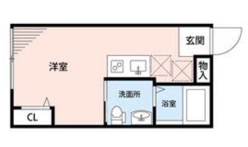 セルクル杉並(ワンルーム/3階)の間取り写真