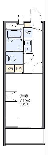レオパレスキタハラ(1K/2階)の間取り写真